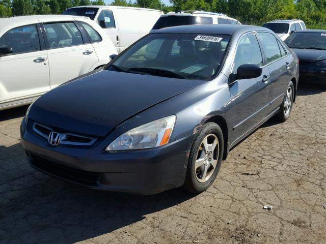 JHMCN36565C012788 - 2005 HONDA ACCORD HYB BLUE photo 2