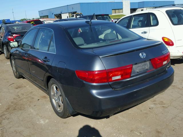 JHMCN36565C012788 - 2005 HONDA ACCORD HYB BLUE photo 3