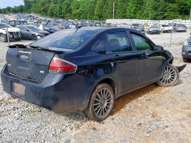 1FAHP3GN4BW130872 - 2011 FORD FOCUS SES BLACK photo 4