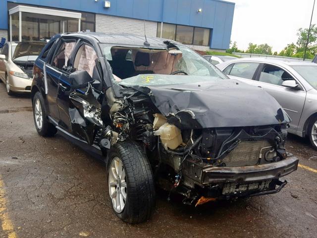 2FMDK38C89BA86046 - 2009 FORD EDGE SEL BLACK photo 1