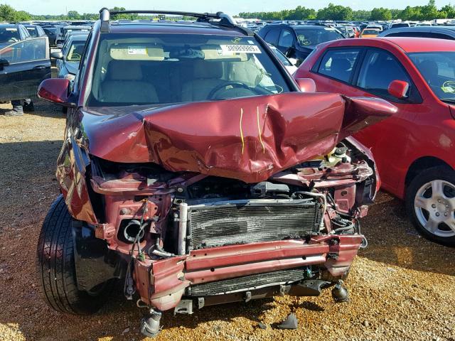 2CKDL537186017545 - 2008 PONTIAC TORRENT GX MAROON photo 7