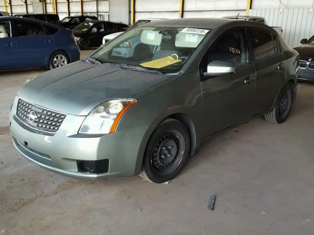 3N1AB61E97L636346 - 2007 NISSAN SENTRA 2.0 GREEN photo 2