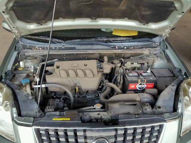 3N1AB61E97L636346 - 2007 NISSAN SENTRA 2.0 GREEN photo 7