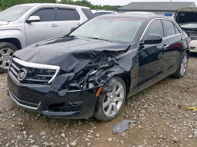 1G6AA5RA8E0168277 - 2014 CADILLAC ATS BLACK photo 2