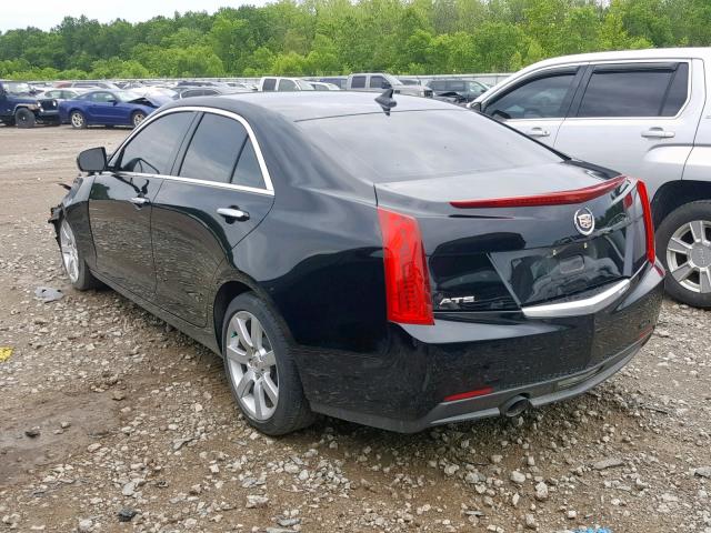 1G6AA5RA8E0168277 - 2014 CADILLAC ATS BLACK photo 3