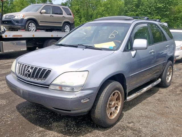 JTJHF10U420287983 - 2002 LEXUS RX 300 GRAY photo 2