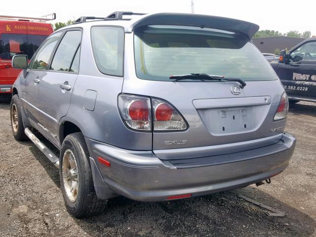 JTJHF10U420287983 - 2002 LEXUS RX 300 GRAY photo 3