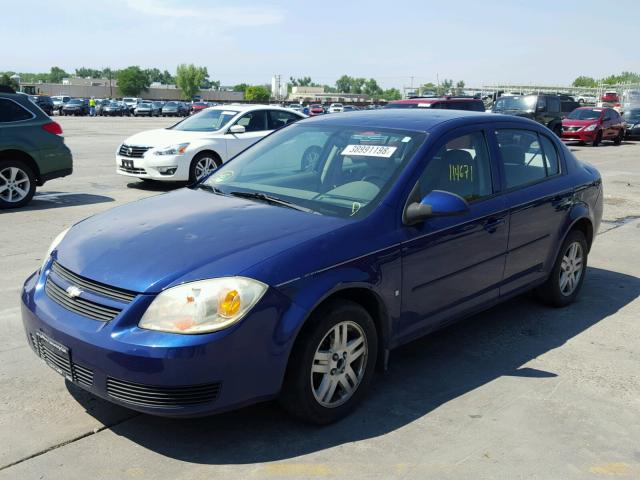 1G1AL55F467877105 - 2006 CHEVROLET COBALT LT BLUE photo 2