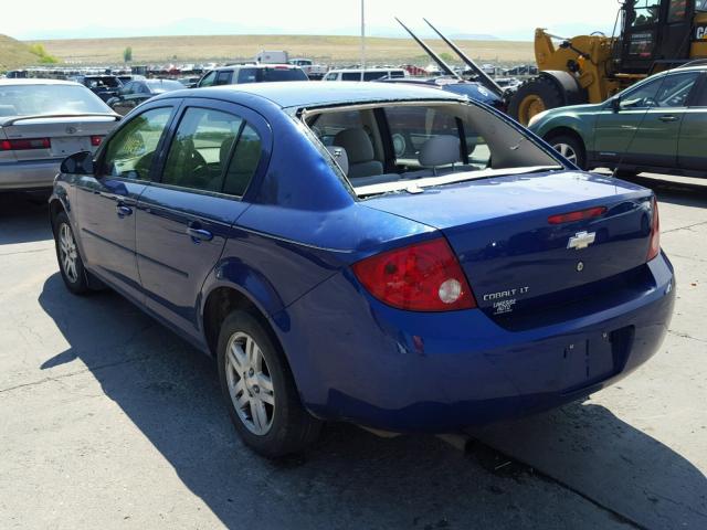 1G1AL55F467877105 - 2006 CHEVROLET COBALT LT BLUE photo 3