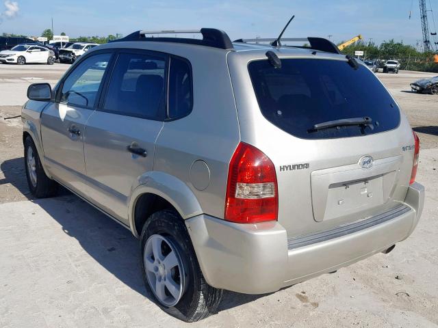 KM8JM12B16U297788 - 2006 HYUNDAI TUCSON GL GOLD photo 3