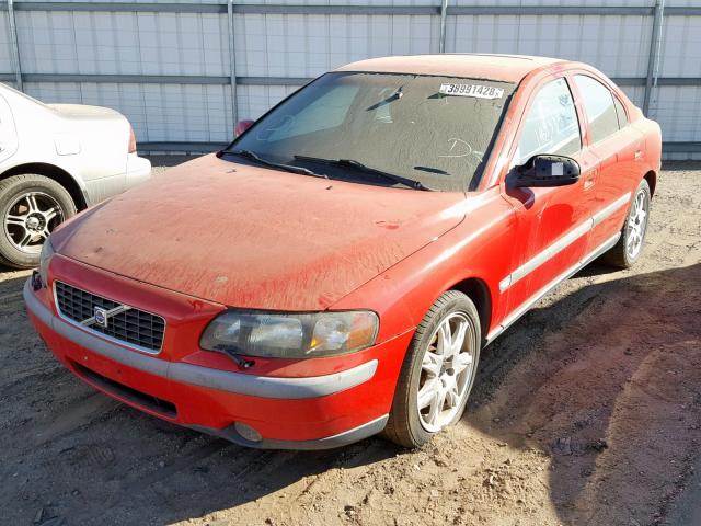 YV1RH58D922181332 - 2002 VOLVO S60 2.5T RED photo 2