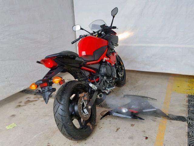 JYARJ18E7FA014177 - 2015 YAMAHA FZ6 R RED photo 4