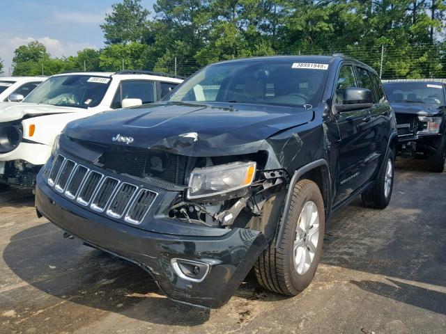 1C4RJEAG2EC145124 - 2014 JEEP GRAND CHER BLACK photo 2