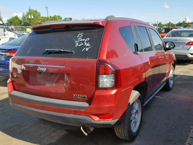 1C4NJCBA0FD318213 - 2015 JEEP COMPASS SP 青绿色 照片 4