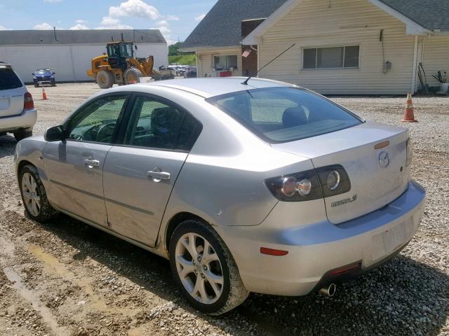 JM1BK32F491217130 - 2009 MAZDA 3 I SILVER photo 3