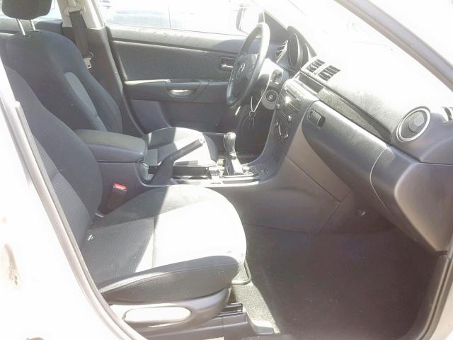 JM1BK32F491217130 - 2009 MAZDA 3 I SILVER photo 5