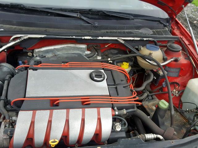 3VWAA81E7WM810769 - 1998 VOLKSWAGEN CABRIO RED photo 7