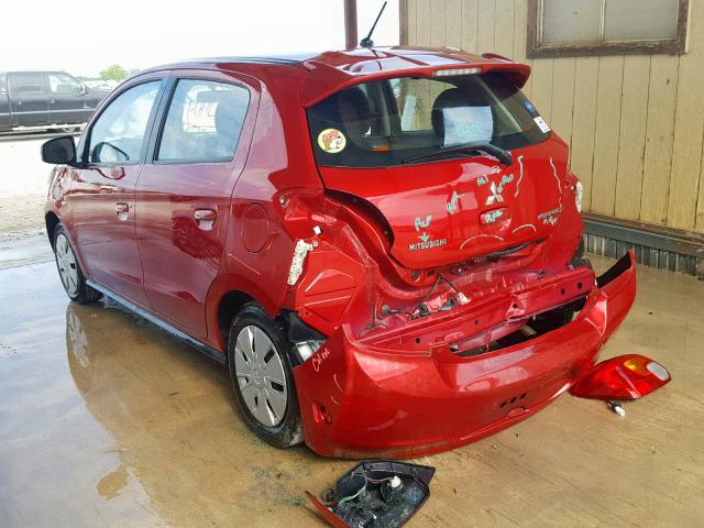 ML32A3HJ9FH035329 - 2015 MITSUBISHI MIRAGE DE RED photo 3