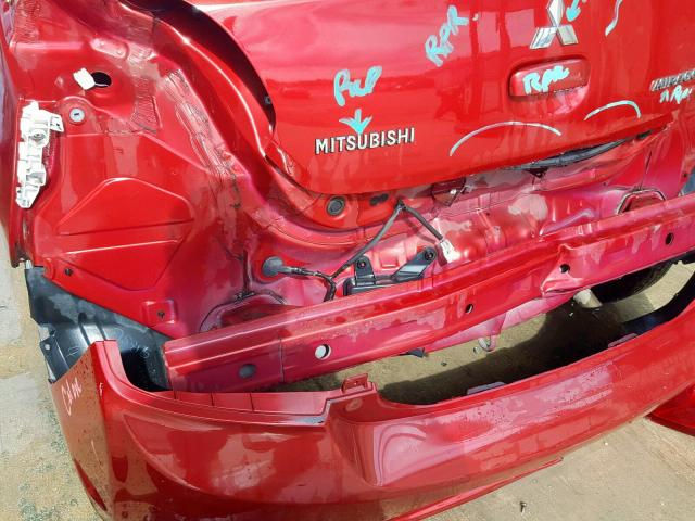 ML32A3HJ9FH035329 - 2015 MITSUBISHI MIRAGE DE RED photo 9