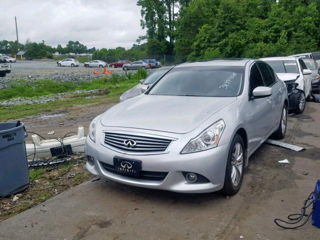 JN1CV6AR1FM524132 - 2015 INFINITI Q40 SILVER photo 2