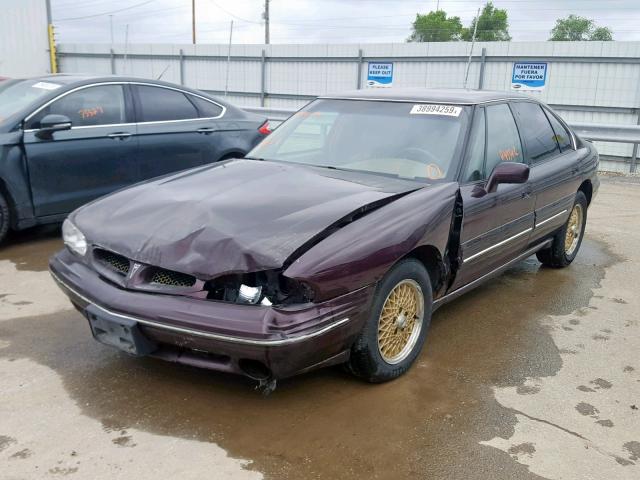 1G2HX52K6WH209008 - 1998 PONTIAC BONNEVILLE BURGUNDY photo 2