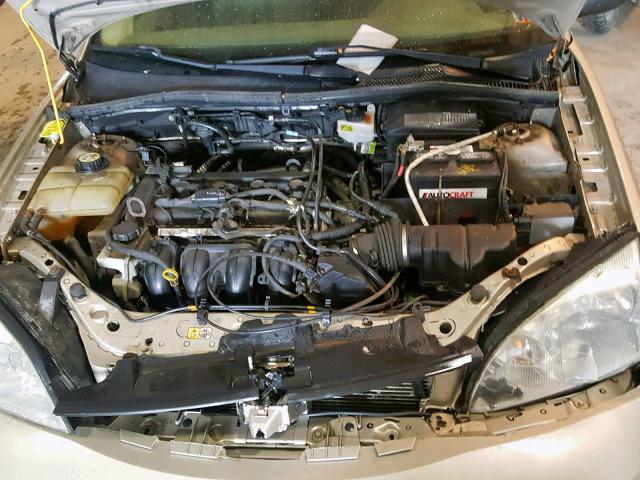 1FAFP34N27W305137 - 2007 FORD FOCUS ZX4 TAN photo 7