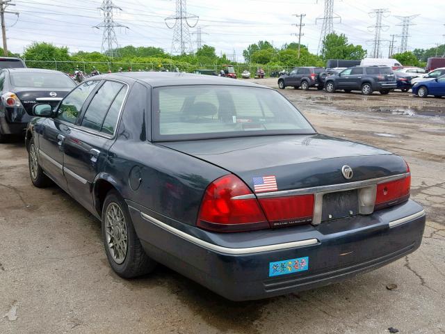 2MEFM74W7XX645213 - 1999 MERCURY GRAND MARQ GRAY photo 3