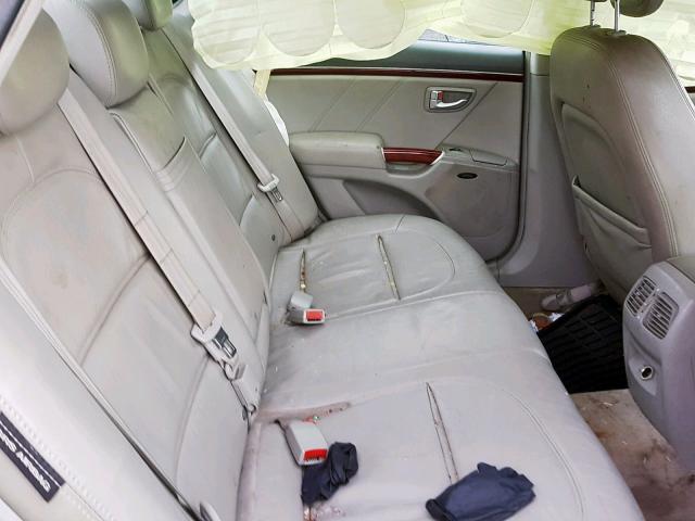 KMHFC46F27A244141 - 2007 HYUNDAI AZERA SE SILVER photo 6