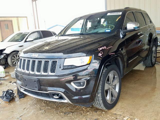 1C4RJECG1FC670187 - 2015 JEEP GRAND CHER BLACK photo 2