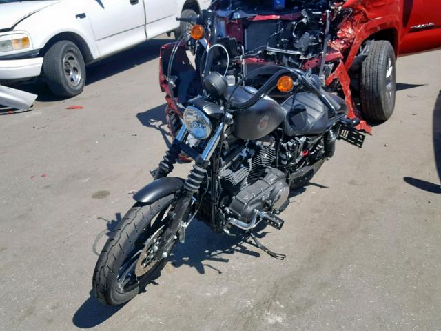 1HD4LE212KC414599 - 2019 HARLEY-DAVIDSON XL883 N BLACK photo 2