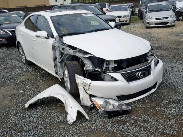 JTHCF5C21D5061371 - 2013 LEXUS IS 250 WHITE photo 1