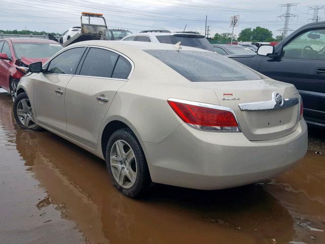 1G4GB5EG8AF128590 - 2010 BUICK LACROSSE C BEIGE photo 3