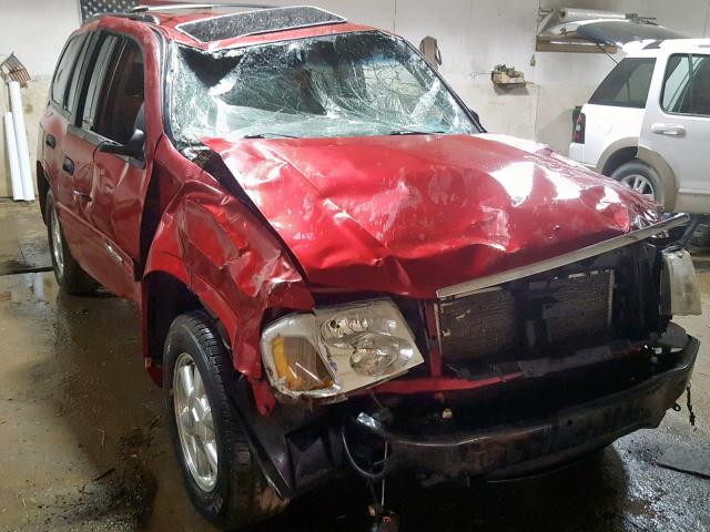 1GKDT13S632313871 - 2003 GMC ENVOY RED photo 1