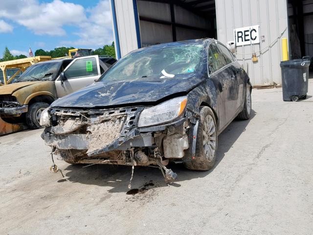 2G4GS5EV6C9214880 - 2012 BUICK REGAL PREM GRAY photo 2