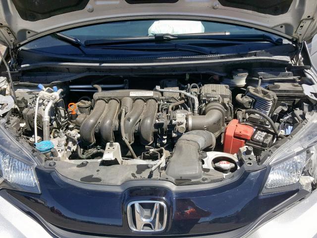 3HGGK5H55FM720990 - 2015 HONDA FIT LX SILVER photo 7