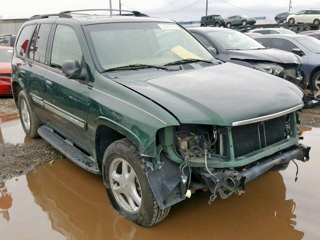 1GKDT13S722509347 - 2002 GMC ENVOY GREEN photo 1