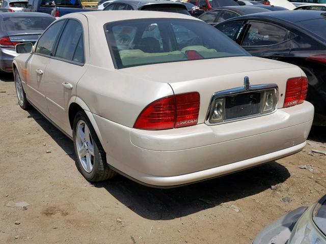 1LNHM87A51Y657623 - 2001 LINCOLN LS TAN photo 3