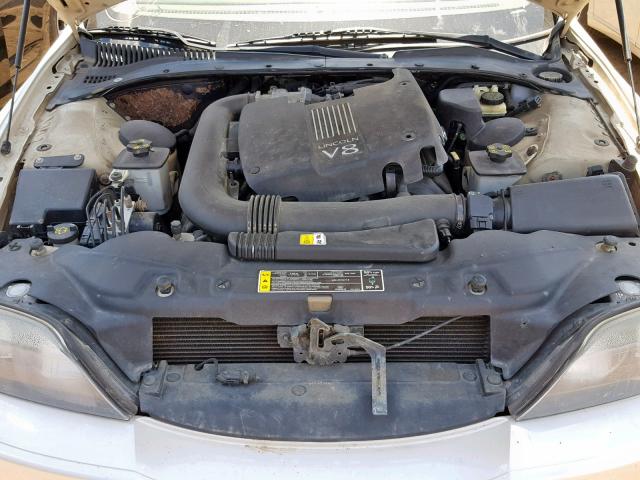 1LNHM87A51Y657623 - 2001 LINCOLN LS TAN photo 7