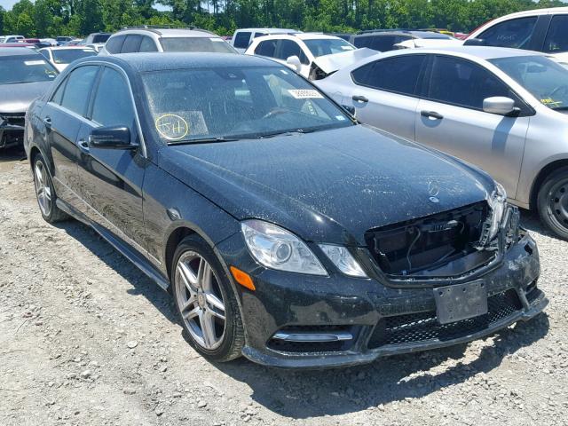 WDDHF5KBXDA764375 - 2013 MERCEDES-BENZ E 350 BLACK photo 1