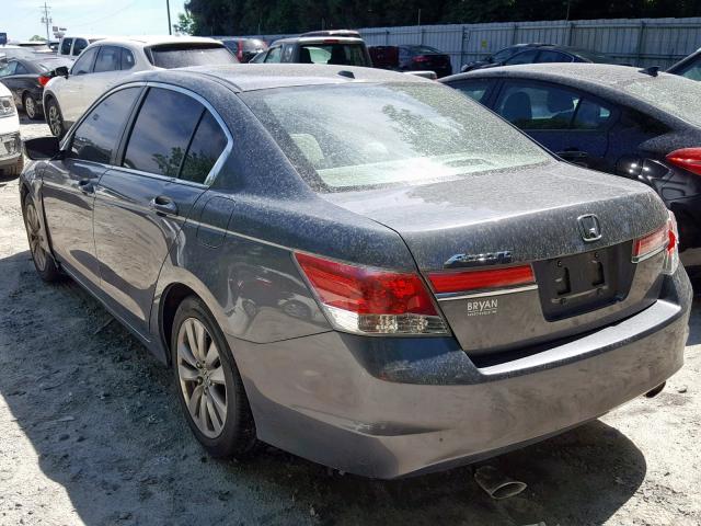 1HGCP2F83BA018928 - 2011 HONDA ACCORD EXL CHARCOAL photo 3