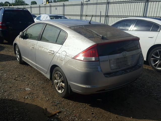 JHMZE2H73AS040003 - 2010 HONDA INSIGHT EX SILVER photo 3