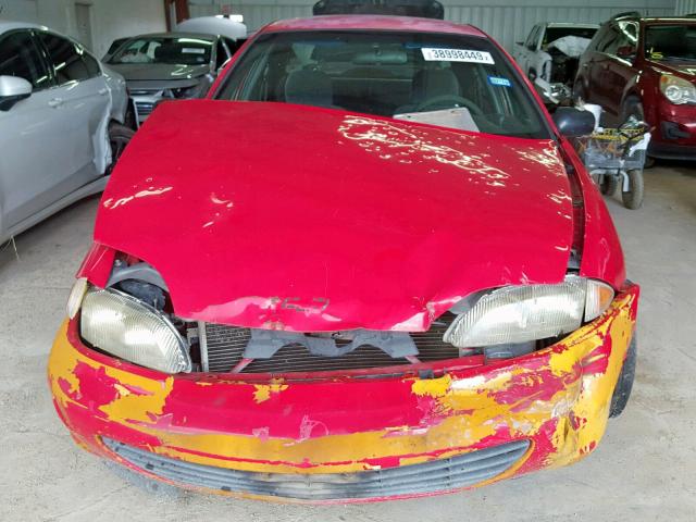 1G1JF52T9W7180367 - 1998 CHEVROLET CAVALIER L RED photo 7