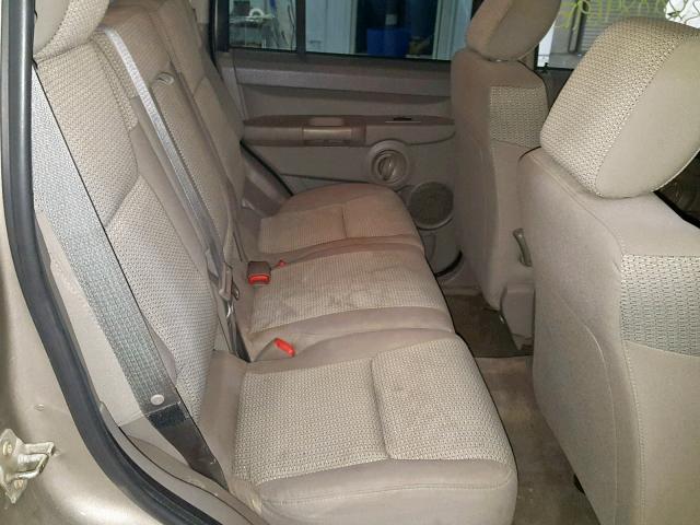 1J8HG48N56C144004 - 2006 JEEP COMMANDER 棕色 照片 6