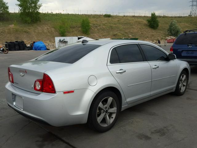 1G1ZC5E07CF261902 - 2012 CHEVROLET MALIBU 1LT 银色 照片 4