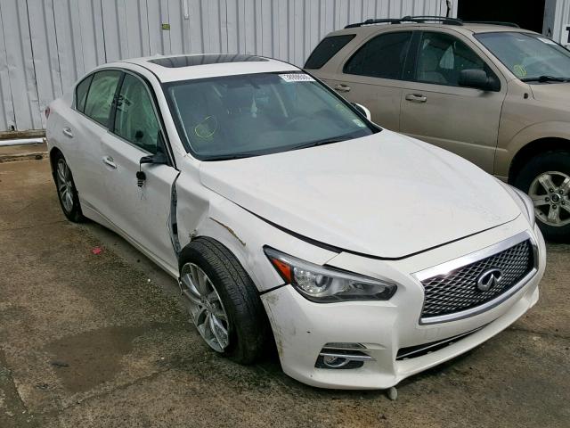 JN1BV7AR8FM422912 - 2015 INFINITI Q50 BASE WHITE photo 1