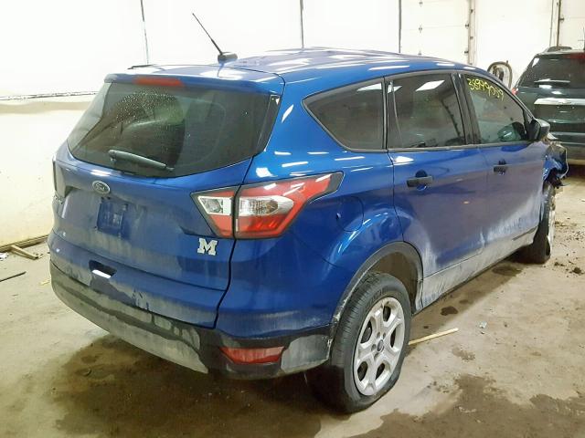 1FMCU0F79HUA39076 - 2017 FORD ESCAPE S BLUE photo 4