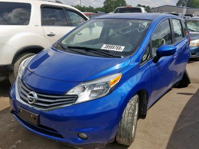 3N1CE2CP3GL399683 - 2016 NISSAN VERSA NOTE BLUE photo 2