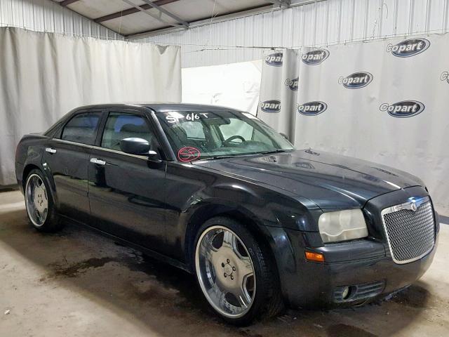 2C3KA43R76H212863 - 2006 CHRYSLER 300 BLACK photo 1