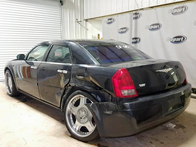 2C3KA43R76H212863 - 2006 CHRYSLER 300 BLACK photo 3