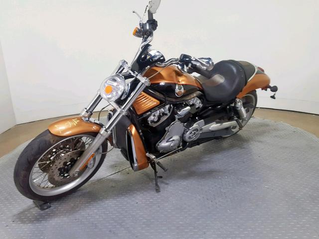 1HD1HFH418K803793 - 2008 HARLEY-DAVIDSON VRSCAW 105 ORANGE photo 4